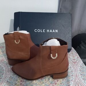 Cole Haan Women's Brown Ankle Boots